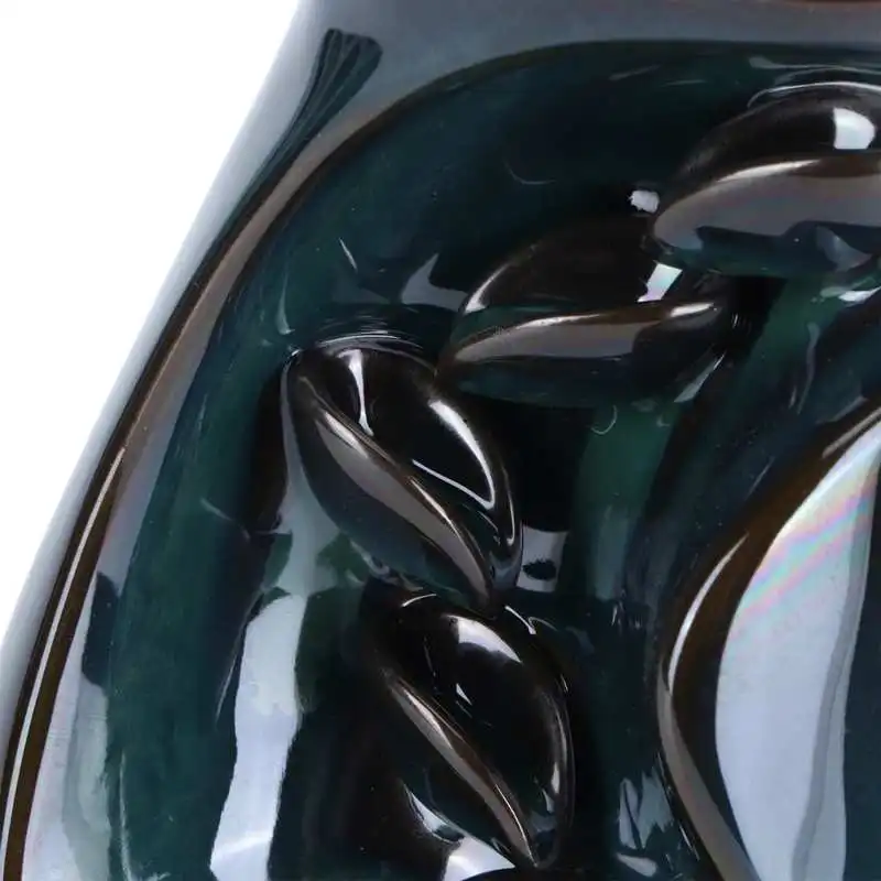 

Backflow Ceramic Simple Incense Holder Home Decoration Ornament Incense Holder Simple And Elegant for School Home Offices Tea