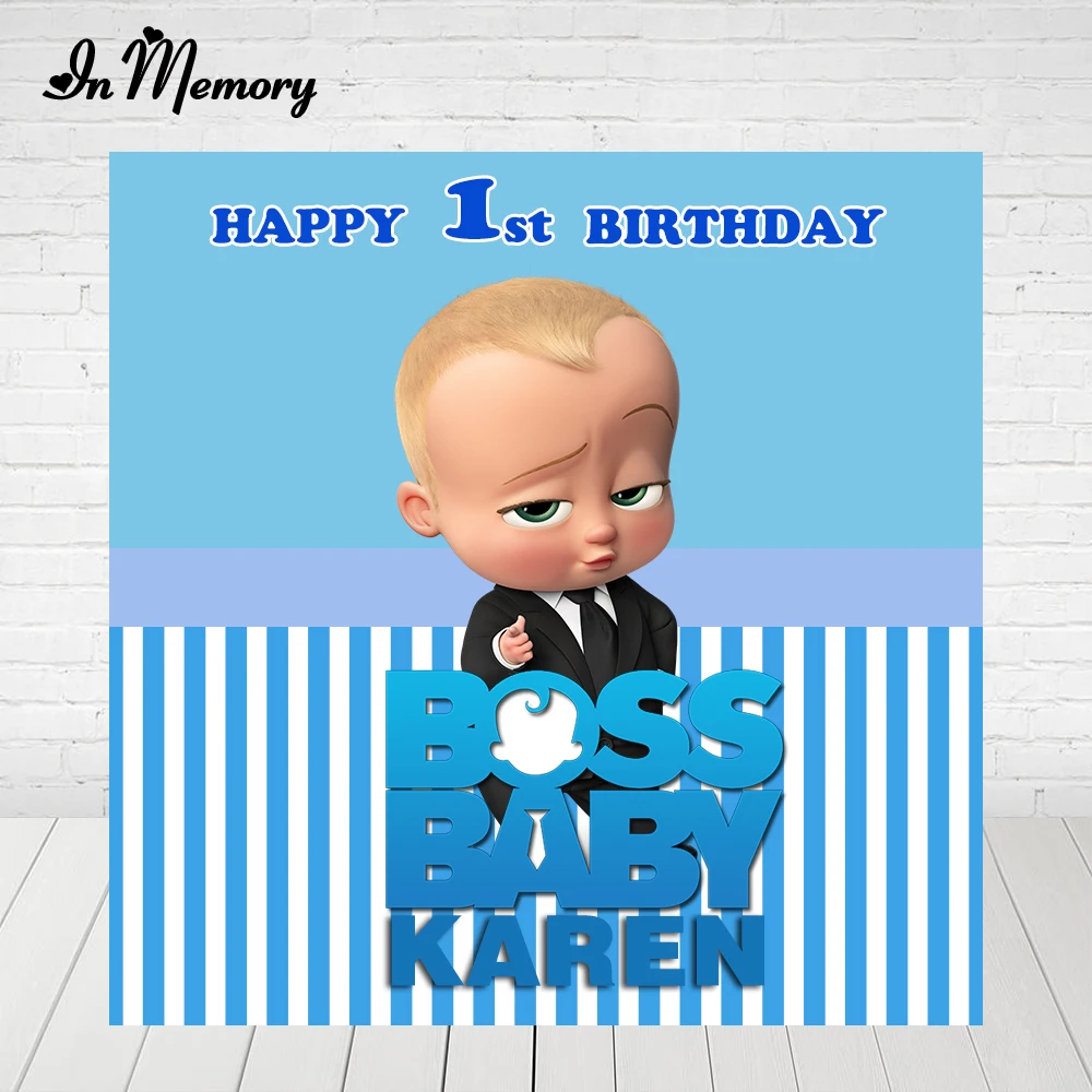 Фоны InMemory для фотосъемки с изображением маленького мужчины босса ребенка