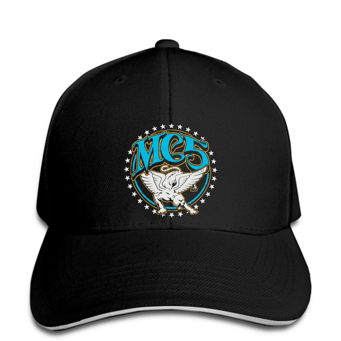 

Baseball cap MC5 'White Panther' - NEW Grey Print hat - 2018
