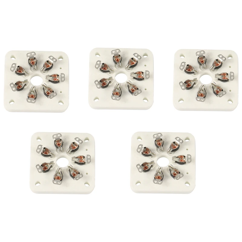 

5 шт. HIFI керамическая трубчатая розетка, 7 контактов, гнездо для планшета, трубка для сиденья для 6C33 FU19 FU29 FU30, вакуумная трубка, усилитель DIY