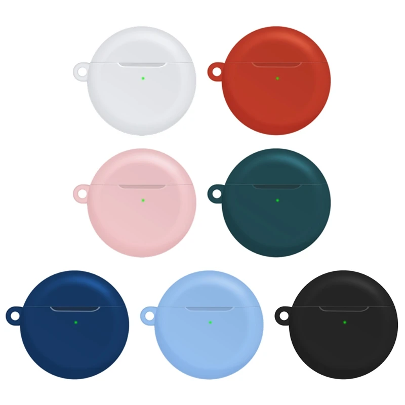 

X37D Soft Silicone Protective Cover Shell Anti-fall Earphone Case For-Huawei Freebuds 4