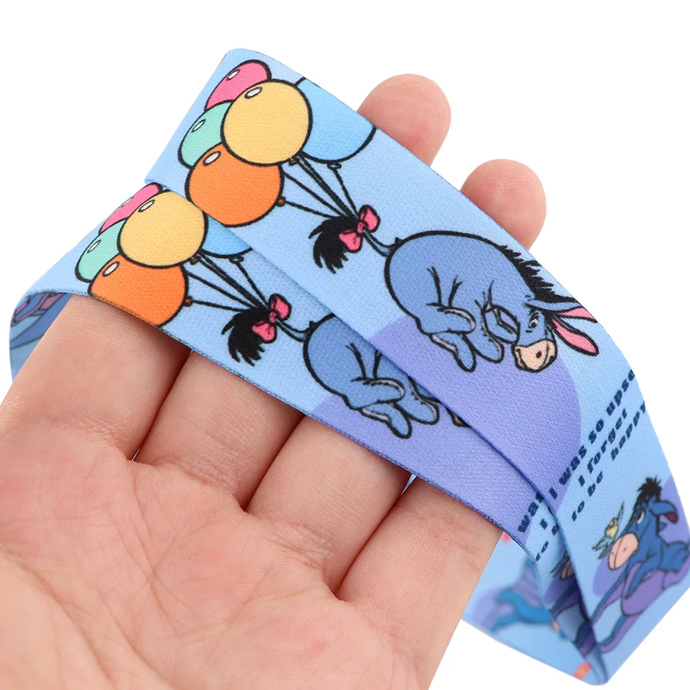 yq287 pooh bear winnie lanyard donkey eeyore phone strap fashion key cord for usb pendants id card badge holder lariat accessory free global shipping