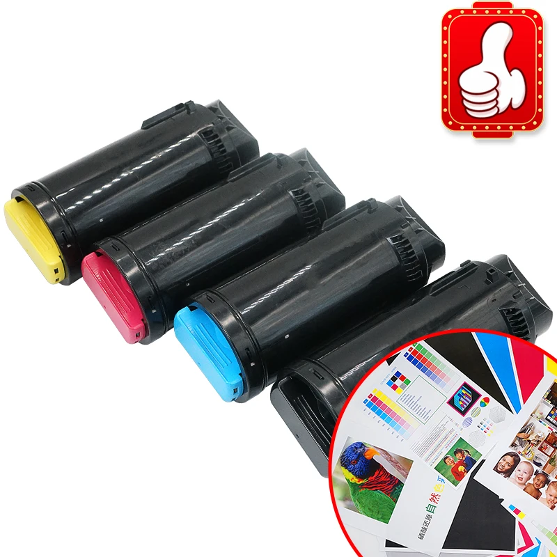 

Compatible For Xerox Versalink C500/C505 Toner Set Black Cyan Magenta Yellow 12,000 pages; Color: 9,000 pages.