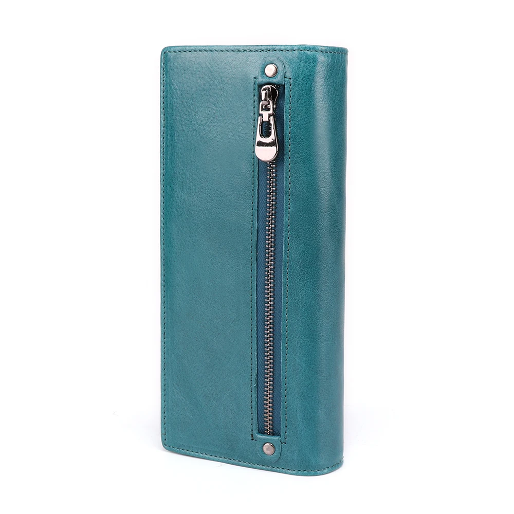 JOGUJOS женские длинные кошельки из натуральной кожи кошелек клатч с rfid дизайном для