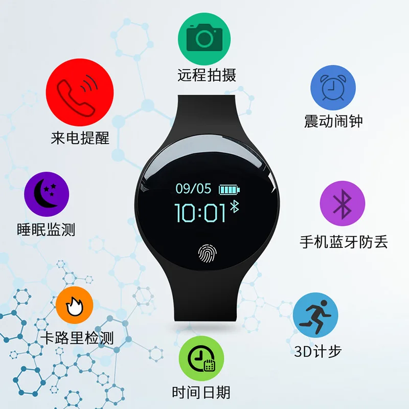 SANDA Bluetooth Smart Watch for IOS Android Men Women Sport Intelligent Pedometer Fitness Bracelet Watches iPhone Clock | Электроника