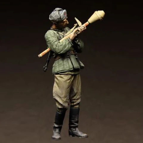 

1/35 Resin Figure Soldier Model Soviet Infantry Military War Soldier 166