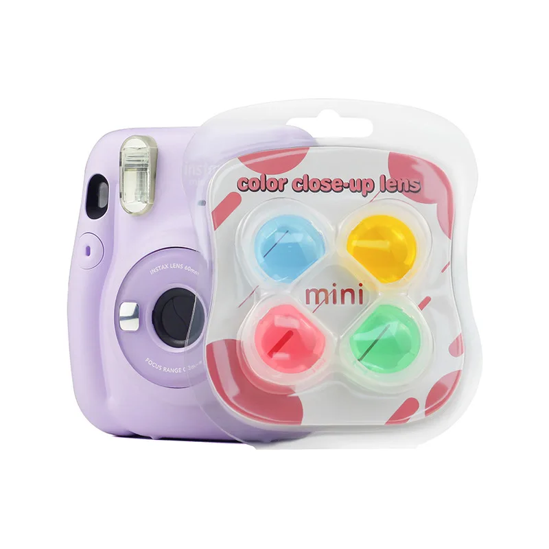 4 шт. цветные зеркальные фильтры для фотоаппаратов Fujifilm Instax Mini 11 Mini11 | Электроника