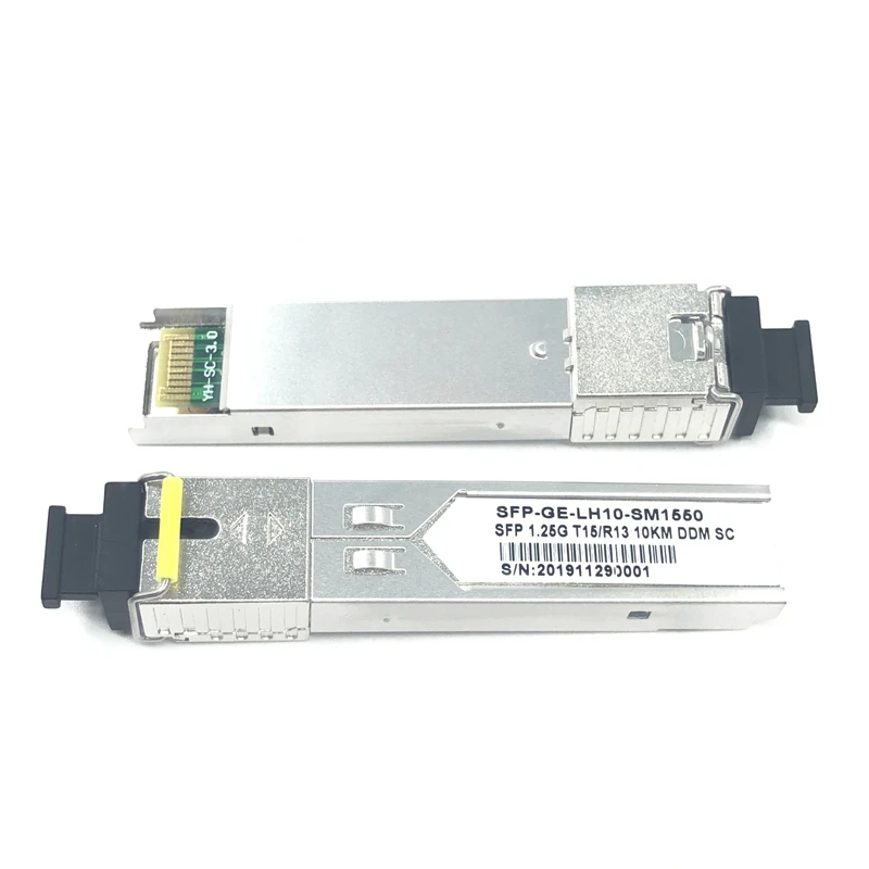 SC SFP волоконно-оптический модуль 1 25G 10 км 1310/1550 нм одиночный волоконный оптический