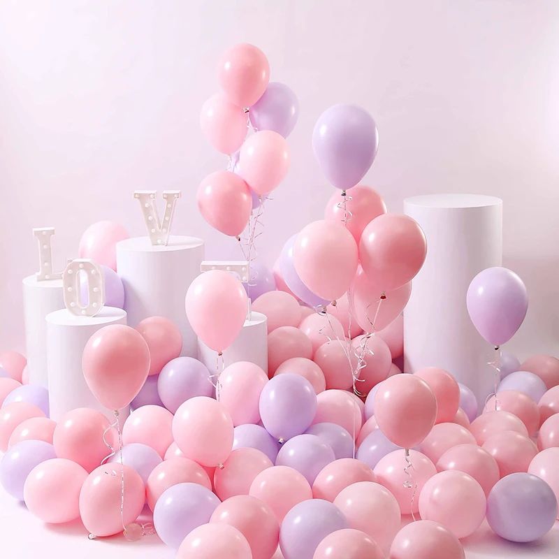 50 шт. 5 дюймовые воздушные шарики в виде леденцов большие розовые круглые шары