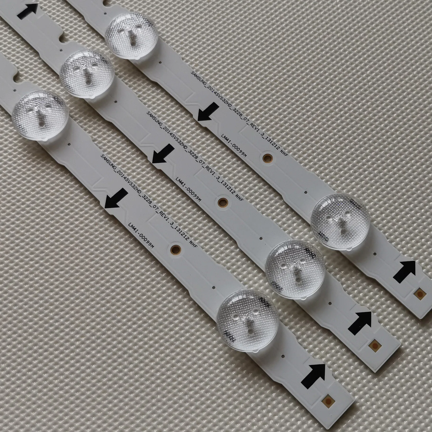 3 шт. новая Оригинальная Светодиодная лента с подсветкой 7 светодиодов для