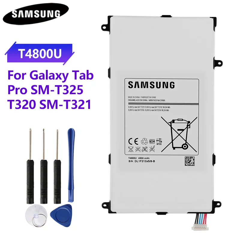 Оригинальный планшетный аккумулятор T4800E T4800C T4800U для Samsung Galaxy Tab Pro 8.4in SM T325 T320 T321