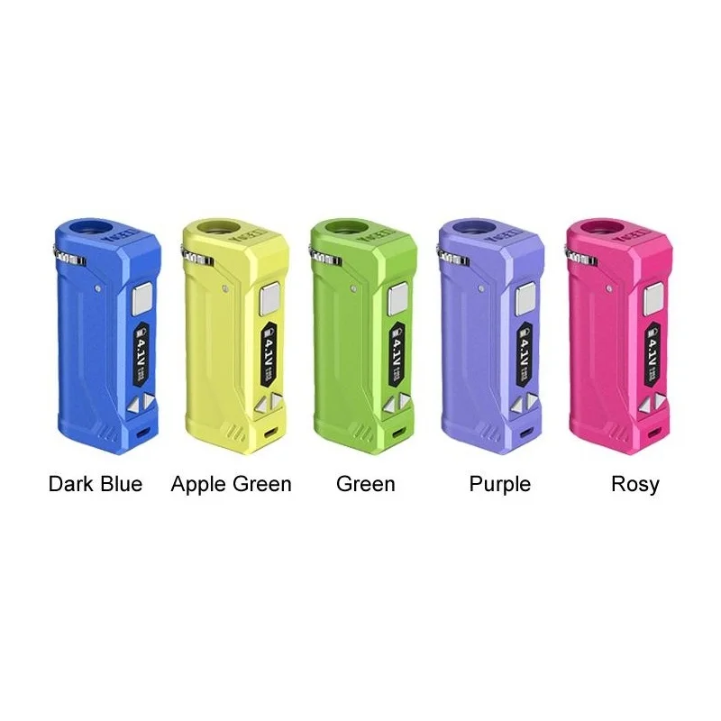 

Original Yocan UNI PRO Box Mod Preheat VV 650mAh Battery Wattage Adjustable Diameter 510 thread adapter