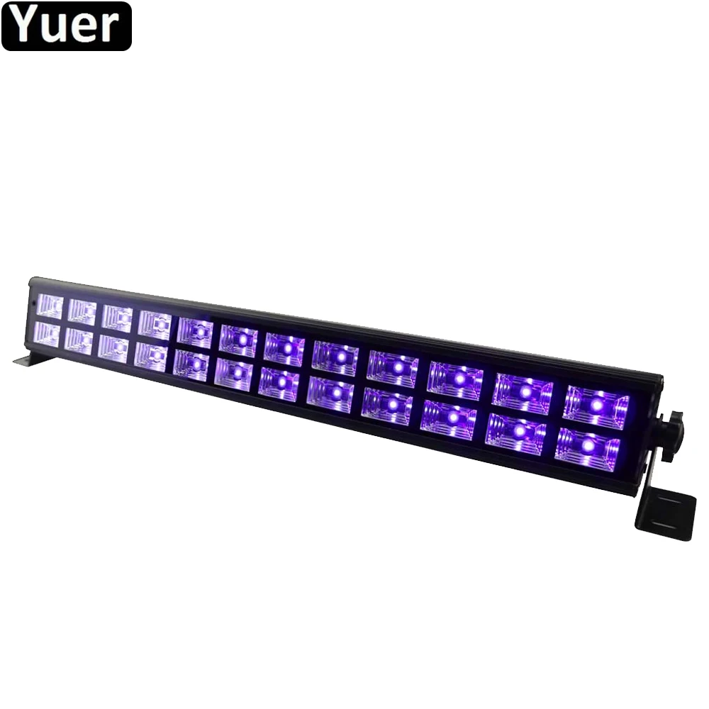 24 LED Disco UV Violet Black Lights DJ 40W Par Lamp UV For Party Christmas Bar Lamp Laser Stage Wall Washer Spot Light Backlight