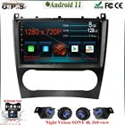 Android 11 для Benz W203 W209 C180 C200 C220 C230 видео мультимедийный для авто Авторадио GPS 9 