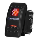 Компрессор Автомобильный Лодка SPST Кулисный тумблер красный светодиод 5 контактов ВКЛ.ВЫКЛ. 12 В 20 А 24 В 10 А для Carling ARB Narva 4x 4 стиль