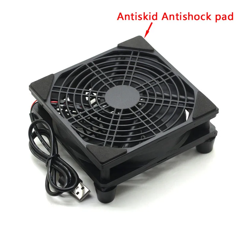 Вентилятор маршрутизатора DIY ПК кулер ТВ коробка беспроводное охлаждение Тихий DC