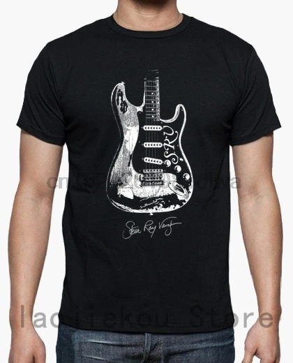 

Funny men T shirt Women Fashion tshirt stevie ray vaughan - guitar-blues-rock T-Shirt Unisex cool white and black shirts