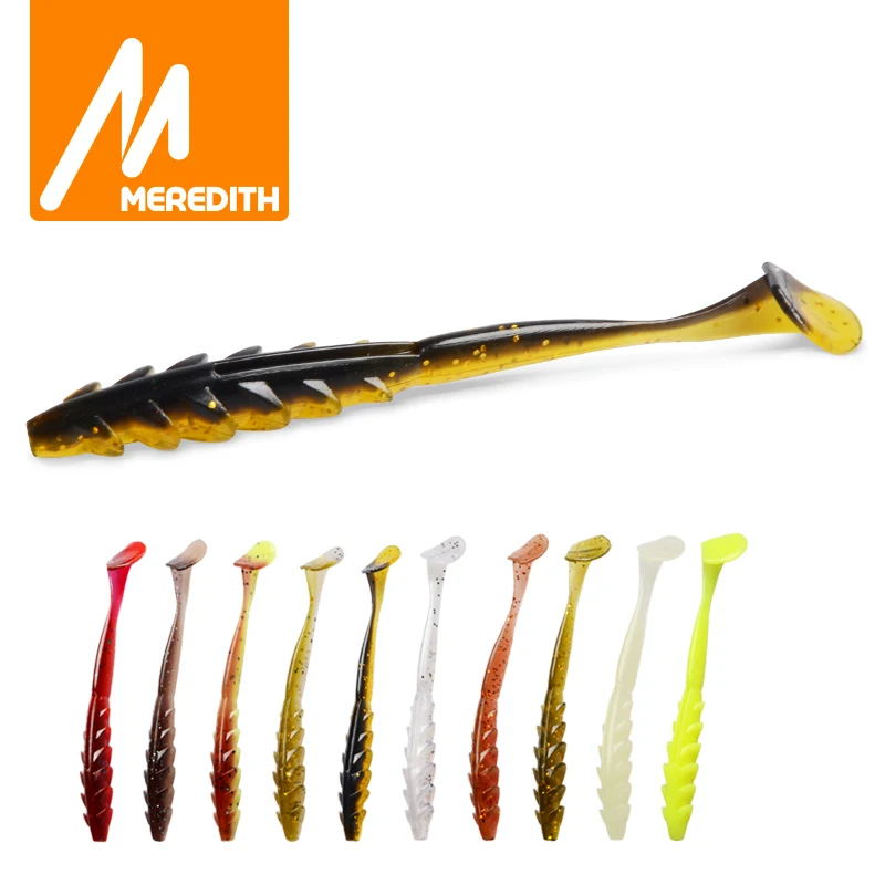 Рыболовные приманки MEREDITH 65 мм 80 Crazy Shiner II Мягкая приманка искусственные снасти