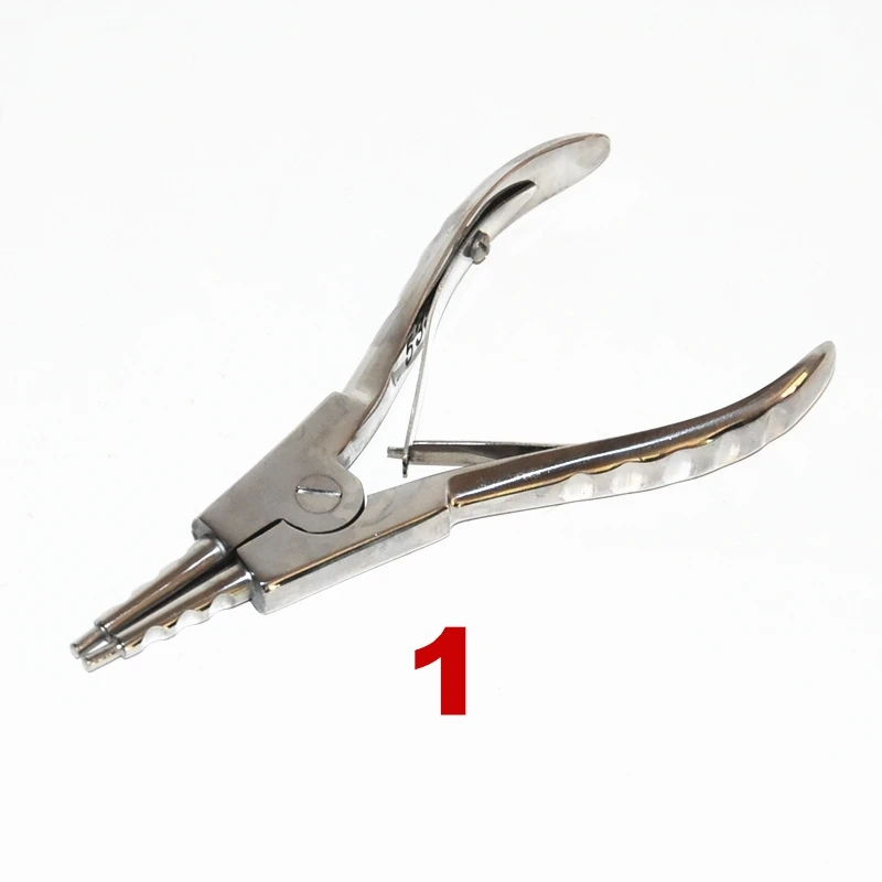 Серебряный Пирсинг из нержавеющей стали инструмент для перегородка ухо языка