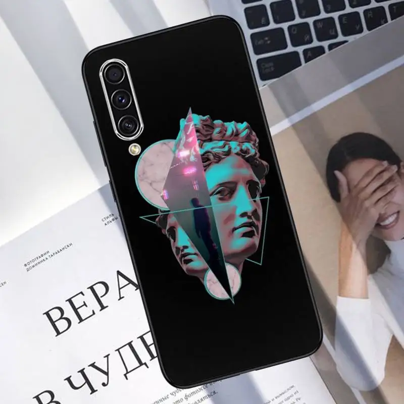 

Plaster Statue David Art Phone Case For Samsung A20 A30 30s A40 A7 2018 J2 J7 prime J4 Plus S5 Note 9 10 Plus