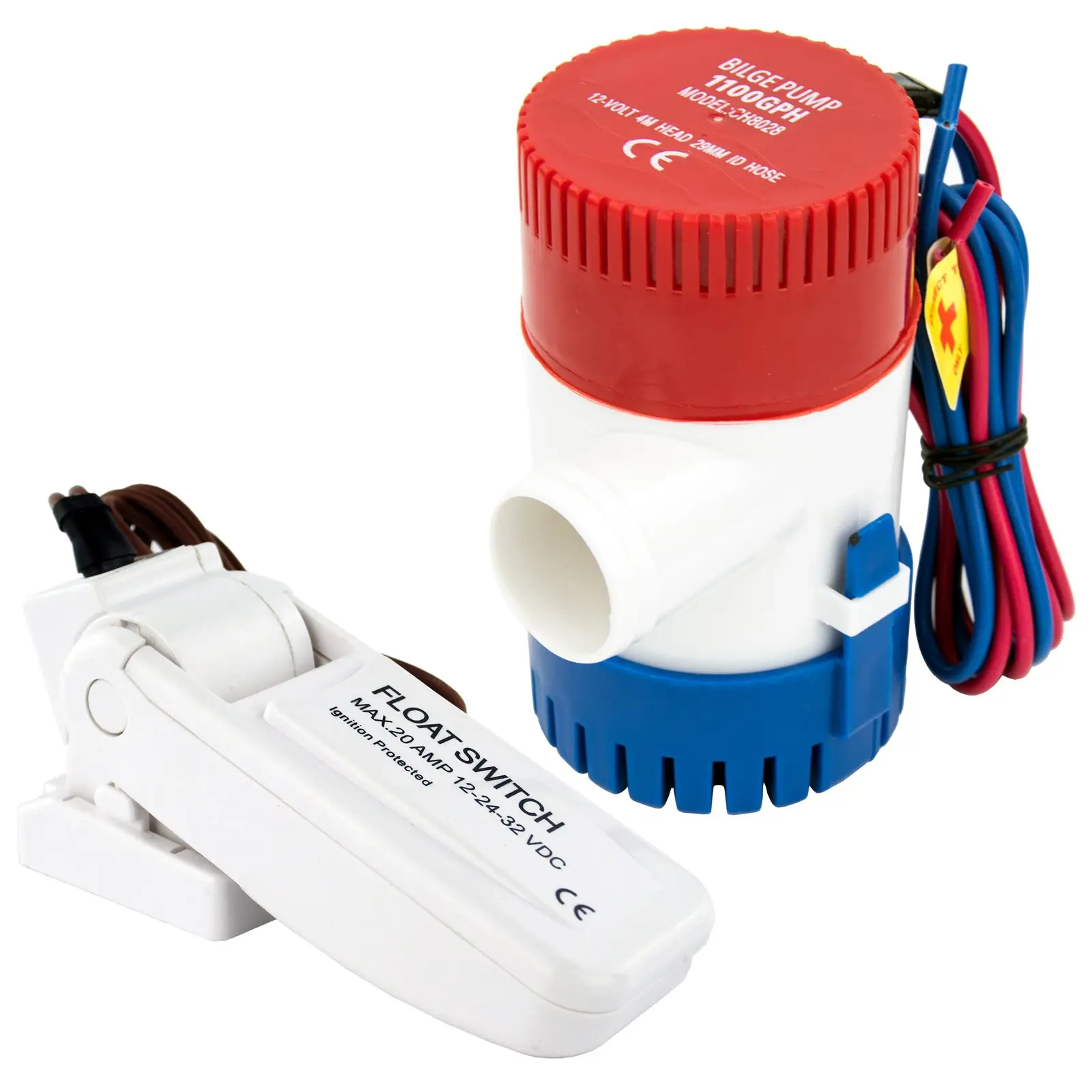 Судовой погружной водяной насос с плавающим выключателем 12 В 1100 Гал/ч|boat bilge pump|bilge