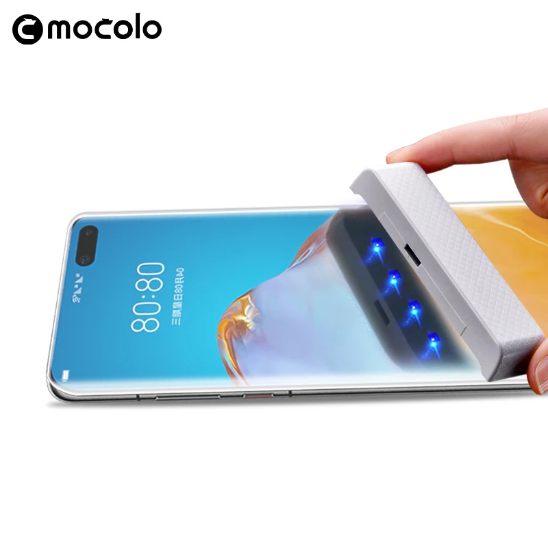 Защитное стекло Mocolo P30 Pro изогнутое закаленное с жидкостью для Huawei P40 Mate 30 20