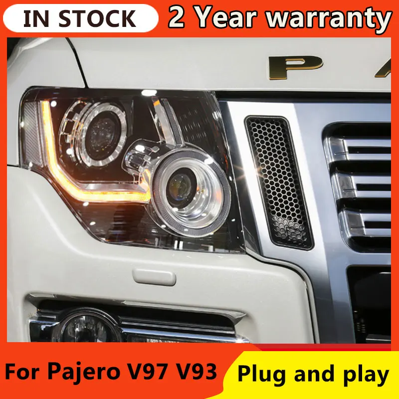Car Styling for Pajero V97 Headlights 2006-2020 V93 LED Headlight Montero V75 V77 Dynamic Signal Animation DRL Accessories