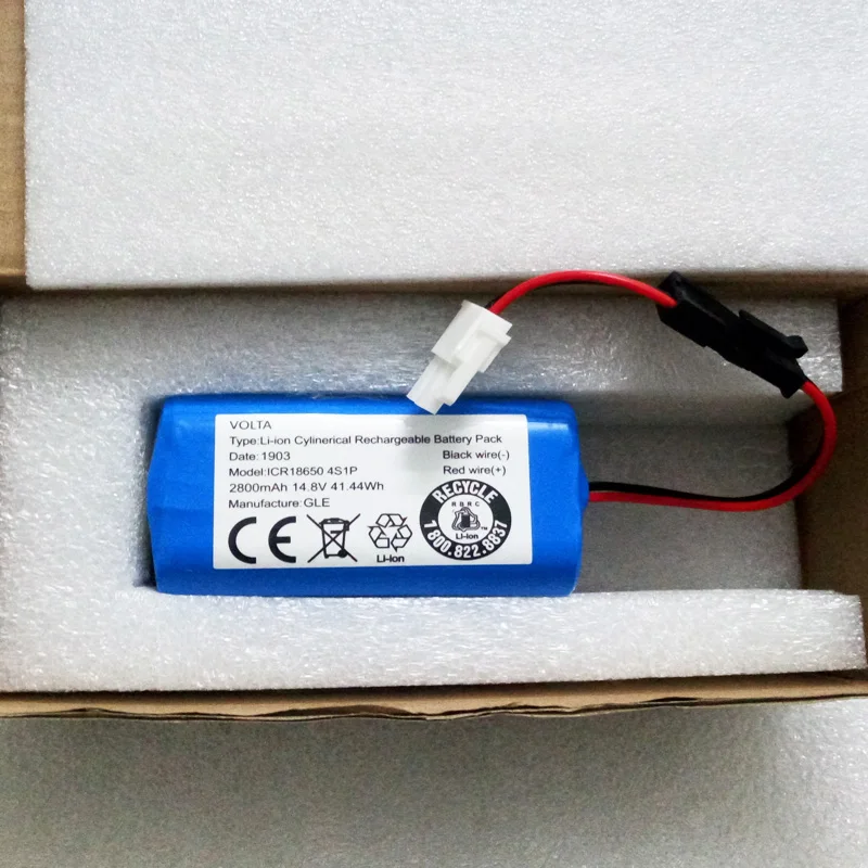 Высококачественная Батарея 2800mAh 14,8 V 2.8Ah для пылесоса Ecovacs CEN540 CEN546 CEN550 CR130 CEN663 V780