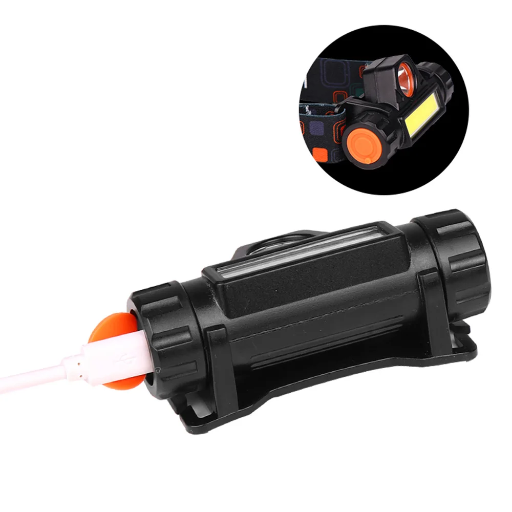 

Rechargeable Headlamp COB+LED with T6 Wick Magnetic 90 adjustable angle Lightweight headlight waterproof For Night Fishing