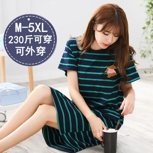 Бесплатная доставка; Летние женские ботильоны размера плюс одежда для сна с короткими рукавами, женская обувь для мамы одежда хлопковая фиолетовая кружевная Пижама 2xl