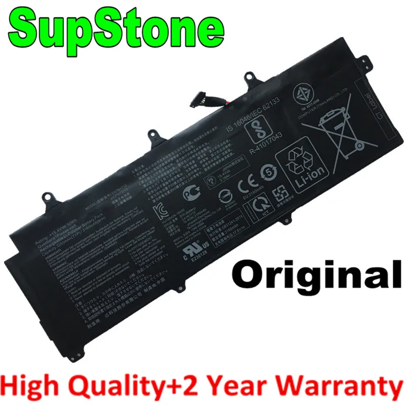 SupStone C41N1712 Аккумулятор для ноутбука Asus Zephyrus GX501 GX501VI GX501GI GX501GM GX501VSK GX501GS GX501VIK GX501VS 0B200-023802