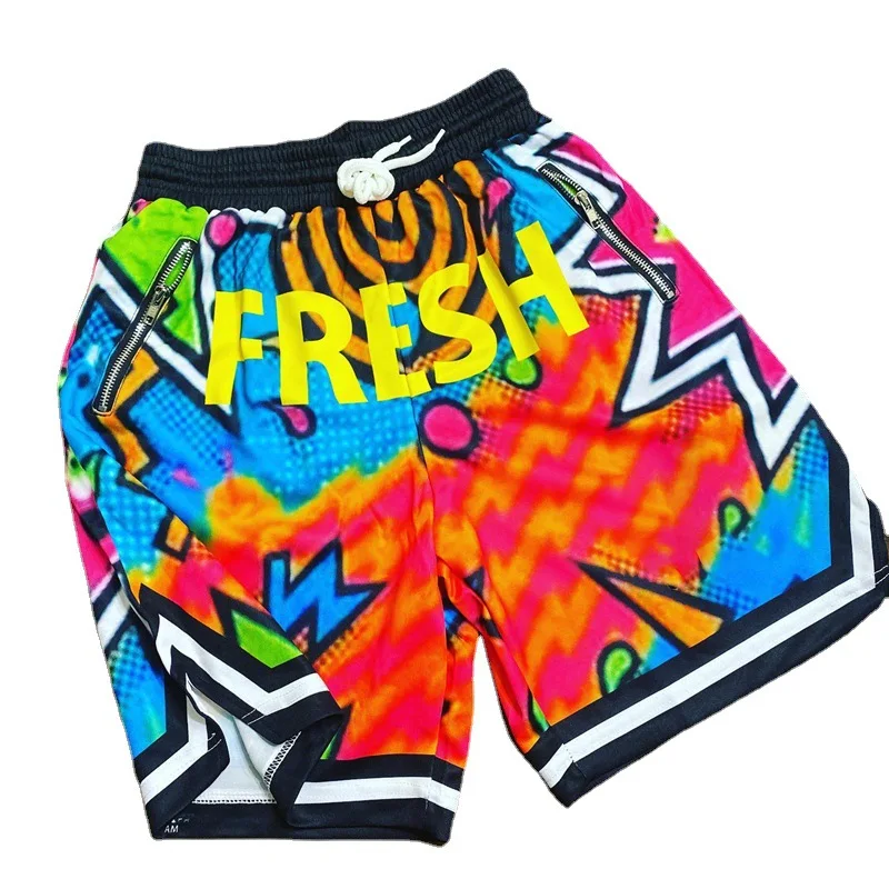 

2020 New Summer New Printed Casual Shorts Men's Loose Beach Pants Trend