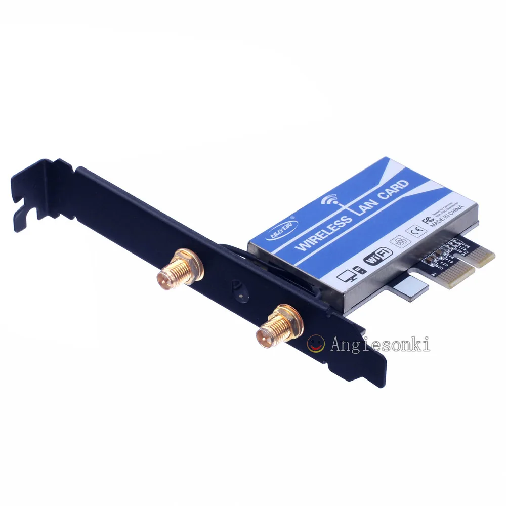 Сетевая WLAN карта DW1510 300M 802.11n 2 4/Φ Pci e 1X ~ 16X PC 6DB Антенна X2 Desktop WIFI адаптер BCM94322HM8L для Win