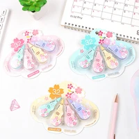 4pcsset kawaii cherry correction tape cute cartoon tapes school writing corrector tool office supplies stationery