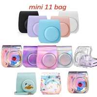 fujifilm instax mini 11 camera accessory artist oil paint pu leather instant camera shoulder bag protector cover case pouch