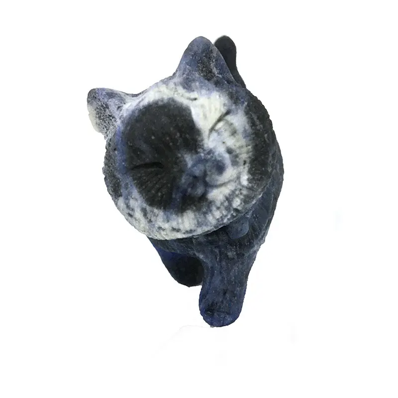 Высокое качество с украшением в виде кристаллов Кот рейки кварц для лечения