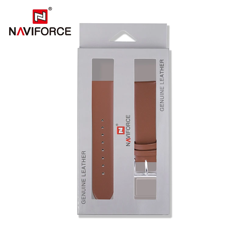 Ремешок NAVIFORCE из натуральной кожи для наручных часов мужской/женский браслет