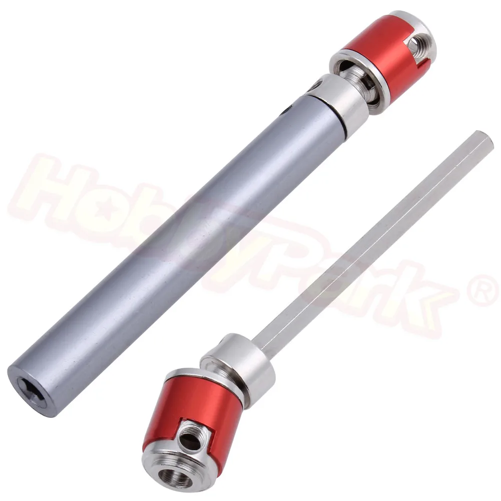 2 шт. 110-160 мм жесткий алюминий металлический приводной вал CVD для 1/10 RC Гусеничный