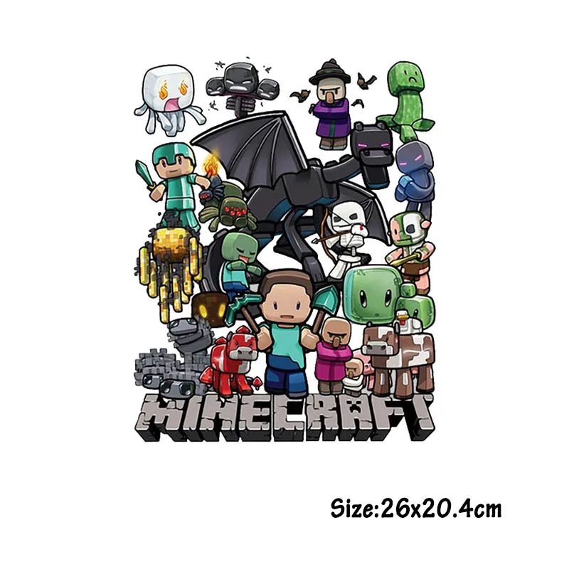 ND-TH2011 Nicediy мультфильм игры патч теплопередачи виниловые железные Стикеры-на передачи для одежды тепловой теплопередающий пресс аппликация на одежде - Цвет: ND-TH2011