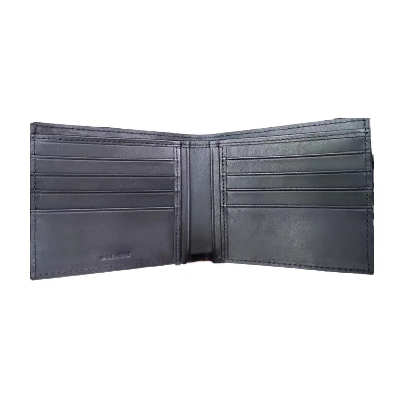 

Luxury Woven Bag Ladies Wallet Genuine Leather Men's Short Clip New Designer Fashion Trends Women's ID Card Bank Card Bag