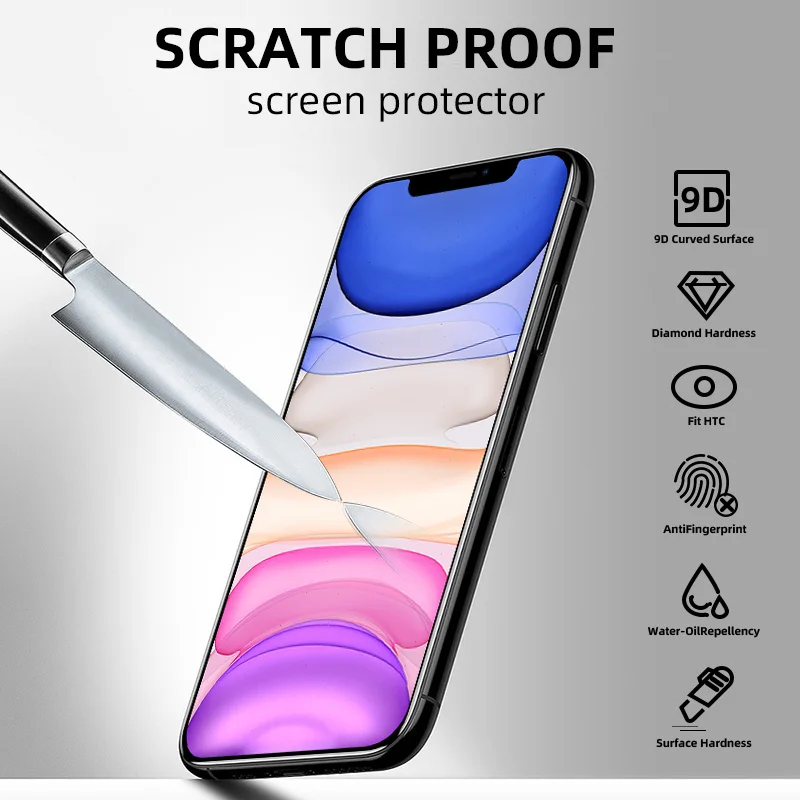 Full Cover Protective Tempered Glass For iphone 11 12 13 14 Pro Max XR X XS 13 Mini 6 6S 7 8 Plus SE 2022 2020 Screen Protectors