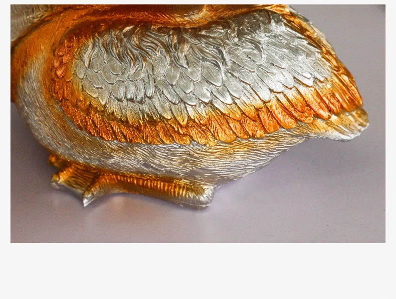 Статуэтка Pelican из смолы декоративный держатель для ключей скульптура в виде