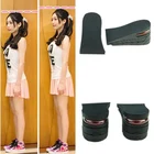 Стелька для обуви, увеличивающая рост, 3 слоя, 6 см, на воздушной подушке, невидимый каблук колодки с подъемом