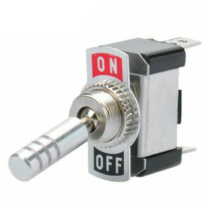 12V 24V 2 Pin рычажный выключатель SPST для авто гоночный автомобиль|Переключатели и