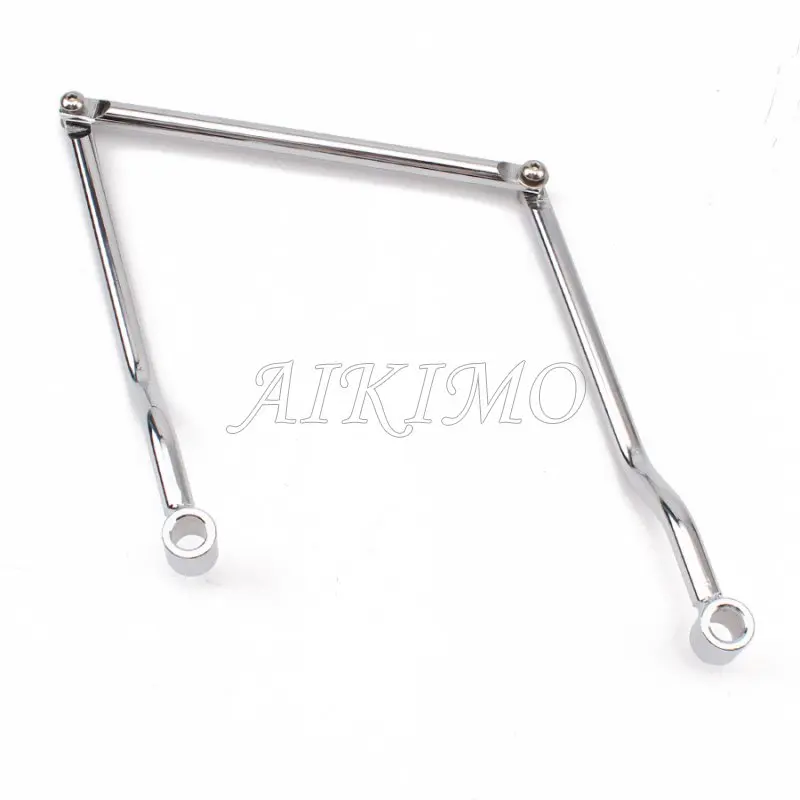 Седельная сумка из хромистой стали 1 комплект поддержка регулируемый кронштейн