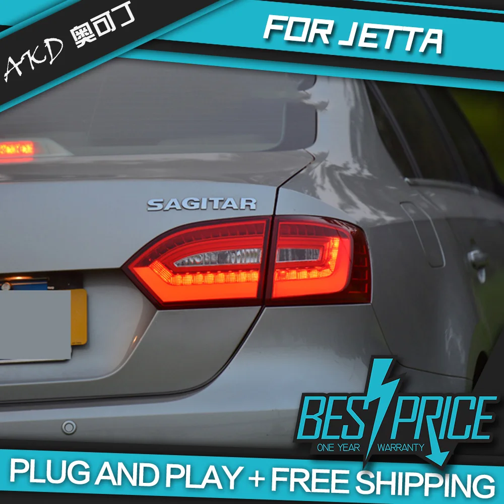 АКД автомобильного тюнинга задних фонарей для VW Jetta MK6 сигнальных огней