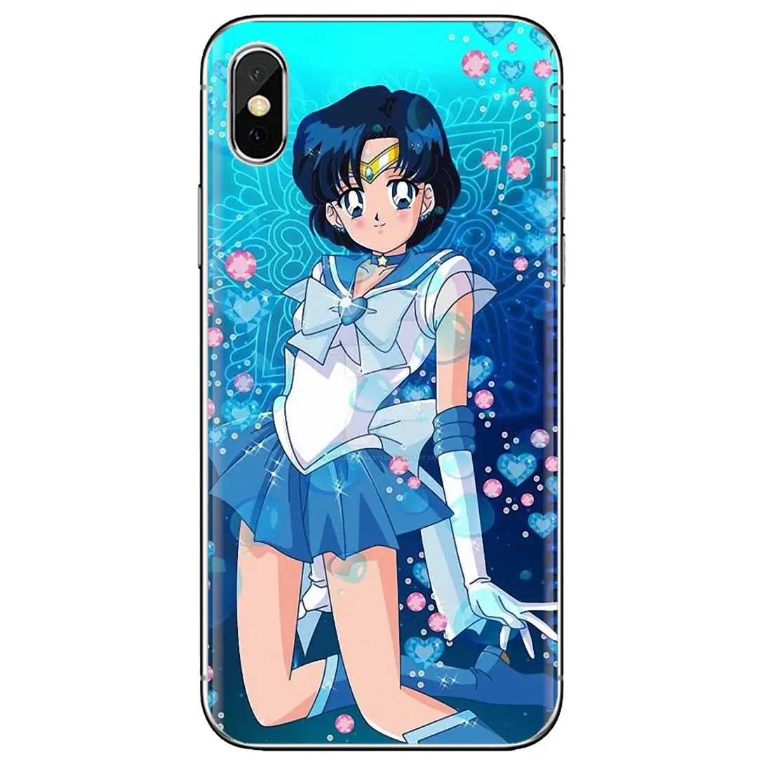 For Huawei Mate 20 30 40 7 8 9 10 Lite Pro P Smart 2018 2019 Plus G7 G8 Soft Shell Case Mercury-Sailor-C-moon-Sailor | Мобильные