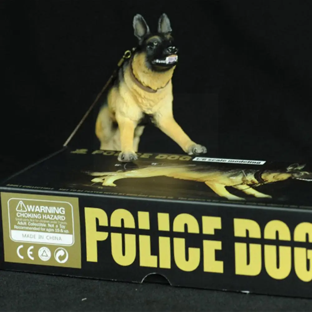

Simulation Military Scene Ornaments German Shepherd Birthday Gifts Toy Series 1/6 Soldier Dog Military Toys Model Ki W0B4