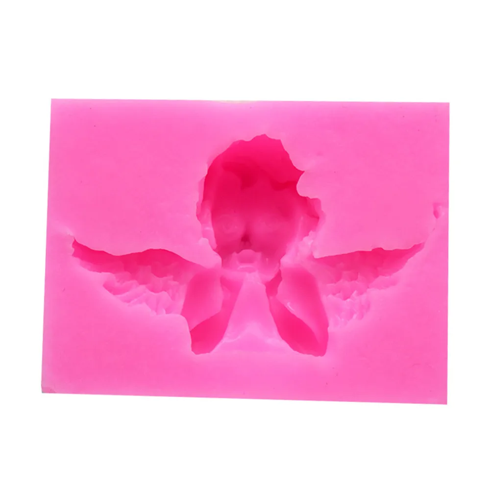 3D Angel Детские Силиконовые Формочки Fondant (сахарная) форма для пирога посуда