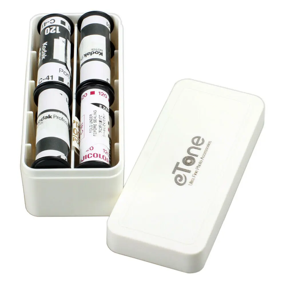 ETone 6 цветов многоформатный жесткий пластиковый контейнер для хранения пленки